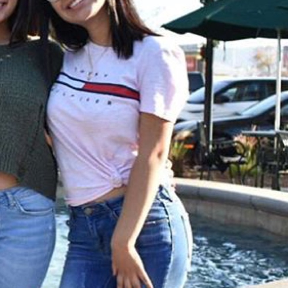 Pink Tommy Hilfiger Tee